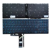 Teclado Genérico Compatible Lenovo L340-15 L340-17 Retroiluminado Color Azul