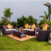 Juego de Sala de Terraza Tavarua 6 personas Reyplast