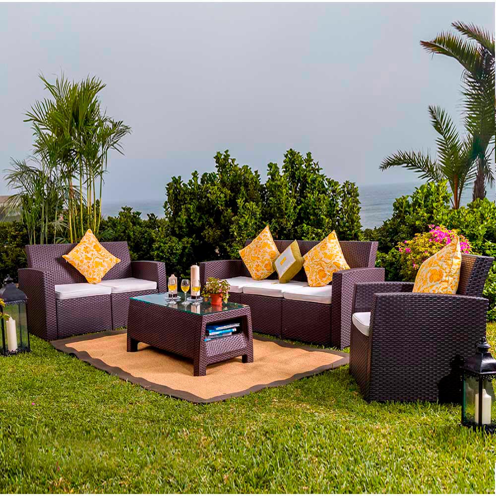 Set de terraza Tavarua 6 personas Reyplast