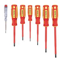 kit desarmadores dieléctricos 1000V y probador de corriente Truper