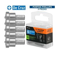 Puntas taladro atornillador, puntas para drywall 5 piezas truper