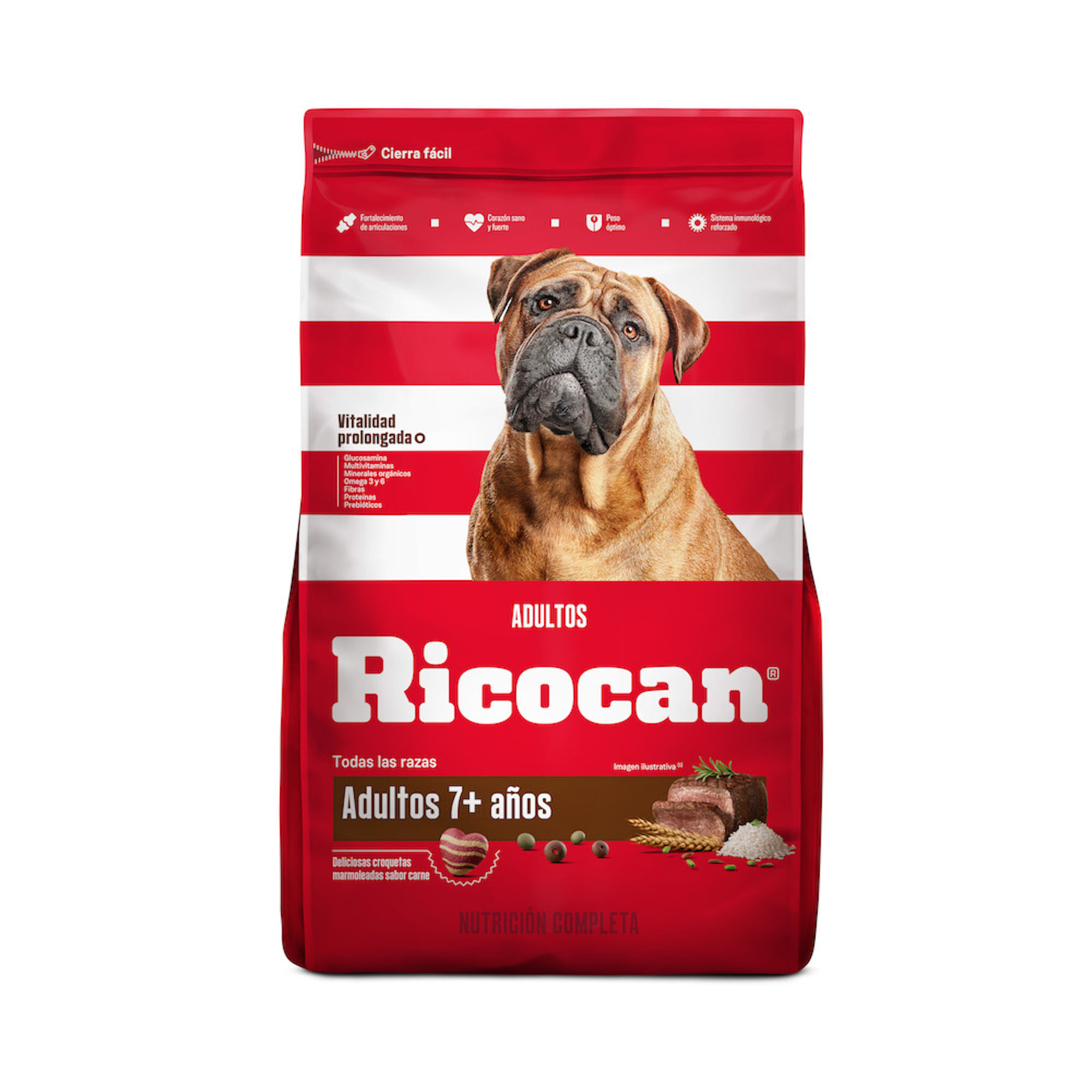 Comida para Perros RICOCAN Adulto Carne Bolsa 15Kg