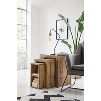 Set Mesa Lateral x3 Imakel color Marrón TU MESITA