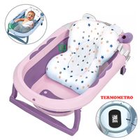 Bañera Tina de Baño Plegable Ballenita Con Termómetro