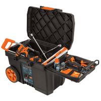 Caja para Herramienta de 23"" con Ruedas y Mango Telescópico Truper 10902