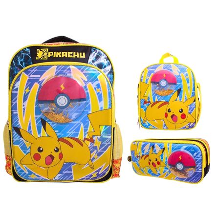 Pokémon Mochila Pokebola Mochila Ruz Mochila Con Ruedas Pokemon