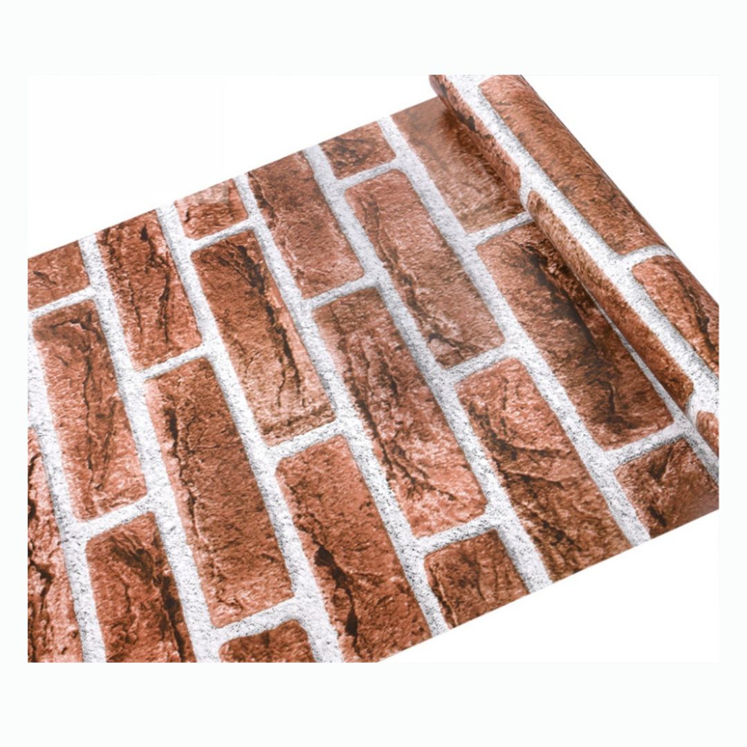 Papel Tapiz Autoadhesivo Ladrillo2  10 MTS x 45CM -T29