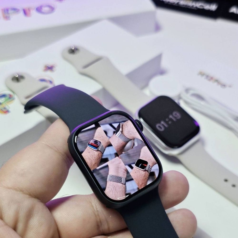 Smartwatch H12 Pro Plus 4GB Rom Serie 9 Color Beige - Promart