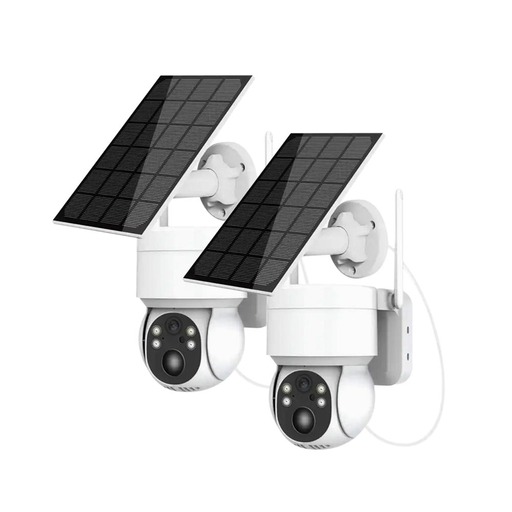 2 unids Camara Ip Solar WIFI Bateria Recargable - Promart