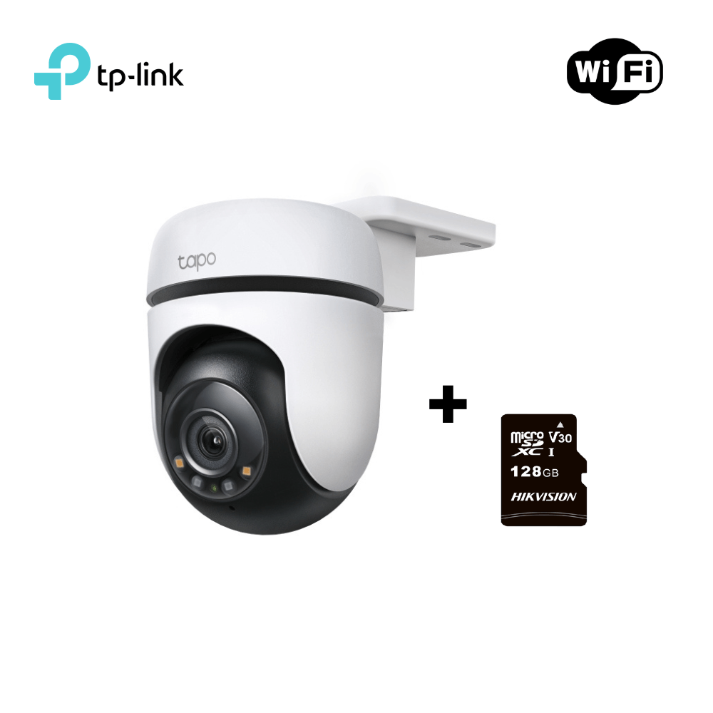 Cámara inteligente Wi-Fi de vigilancia Tapo C510W Micro SD 128GB Tp Link