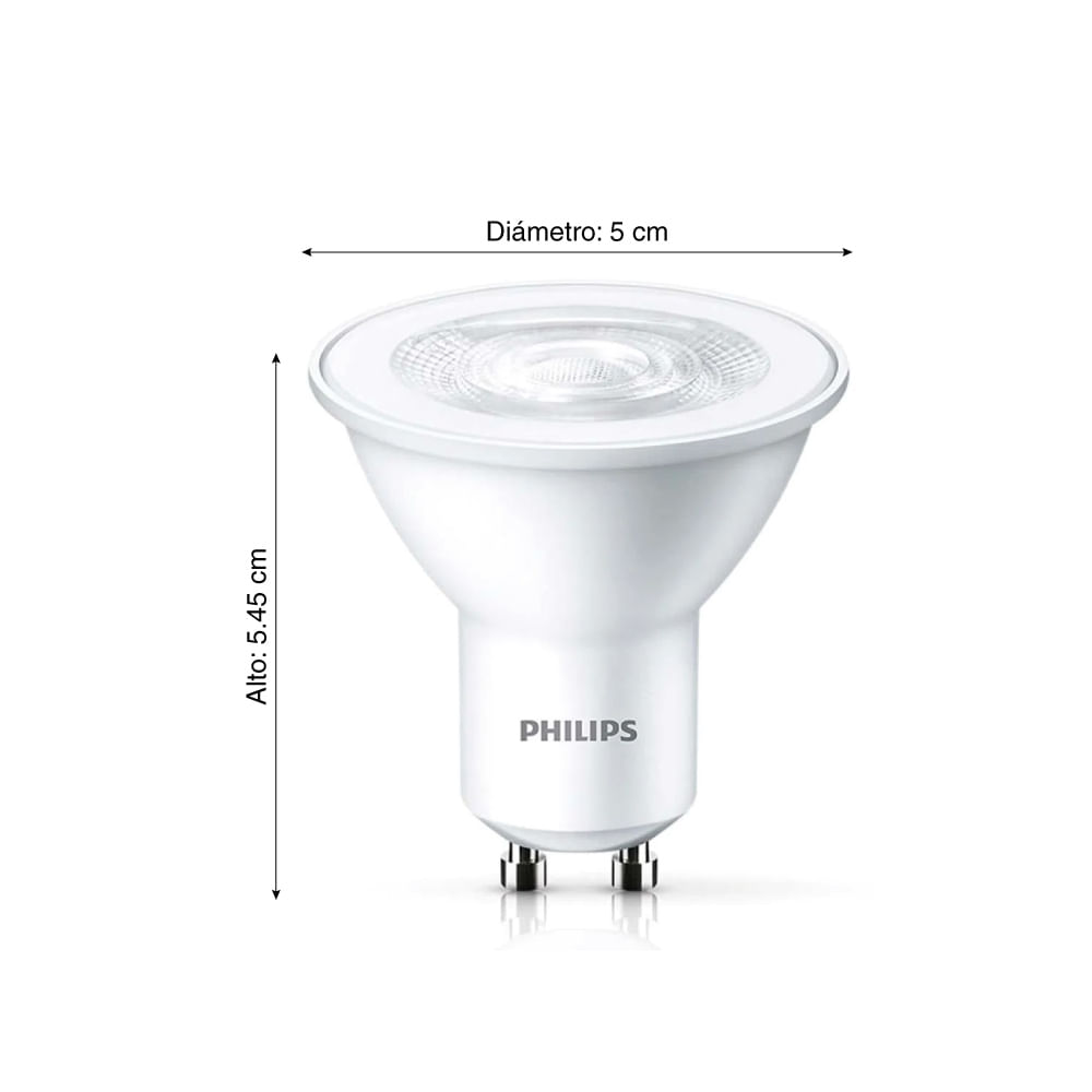 Dicroico Led Philips Gu10 6w Luz Fría Promart