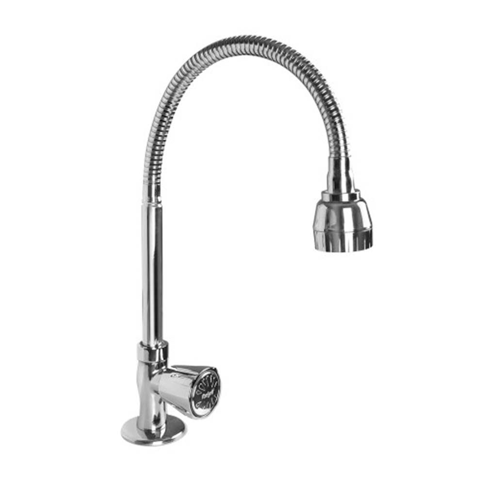 Llave Lavadero Barú con Pico Flexible en Acero Inoxidable Italgrif