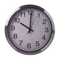 Reloj de pared Aluminio Vidrio 25.2cm Día Orange
