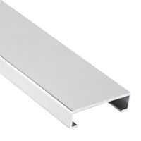 Listelo Recto de Aluminio Brillante 30mm x 240cm Kantu
