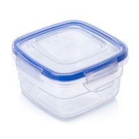 Taper Hermético Cuadrado 320ml Reyplast de Polipropileno