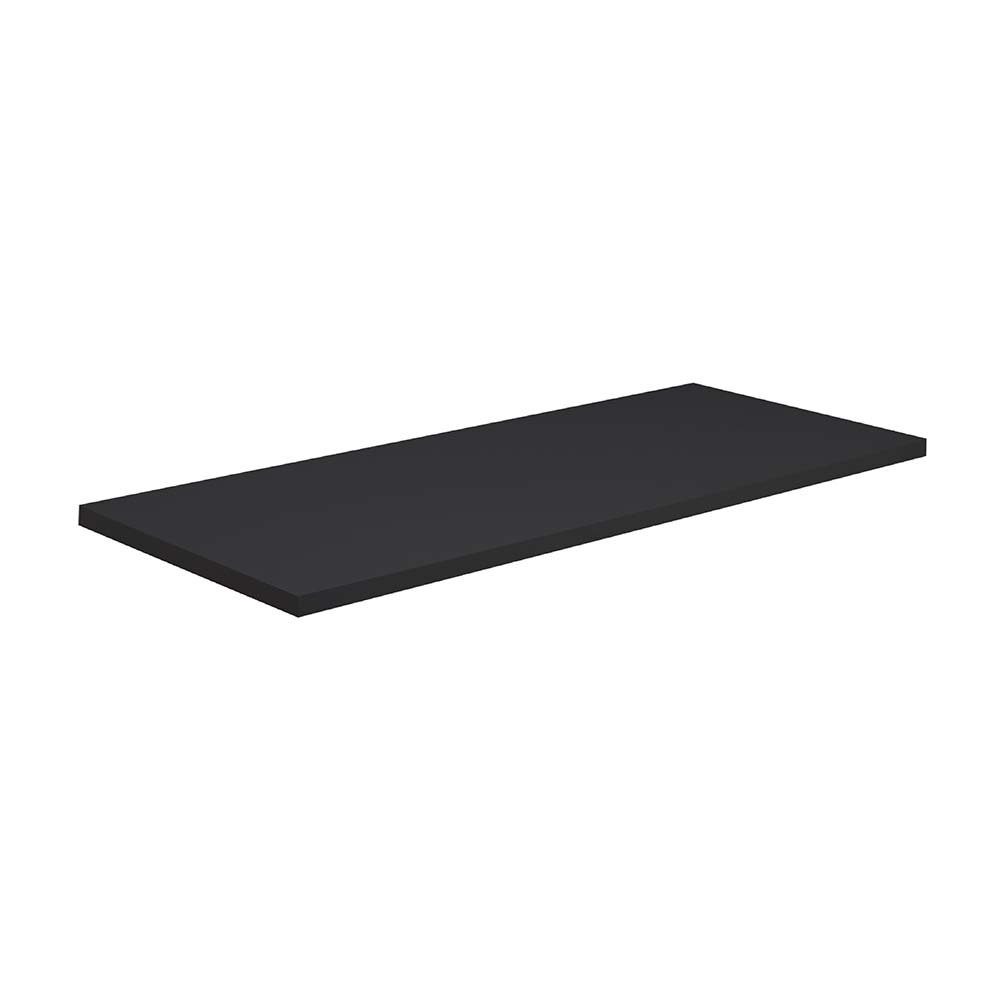 Repisa recta Facility 1.5x30x90cm Negro Prat-K