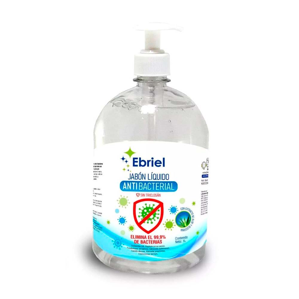 Jabón Líquido Antibacterial Ebriel 1 litro