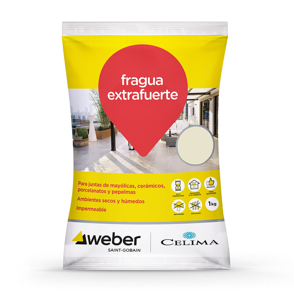 Fragua Extrafuerte Medano 1 kg Celima Weber