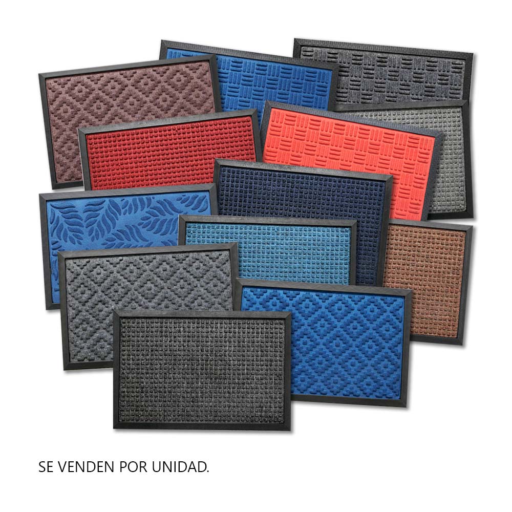 Felpudo pvc y caucho 40x60 multicolor Orange