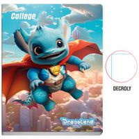 Cuaderno COLLEGE Decroly Dragoland 80 Hojas