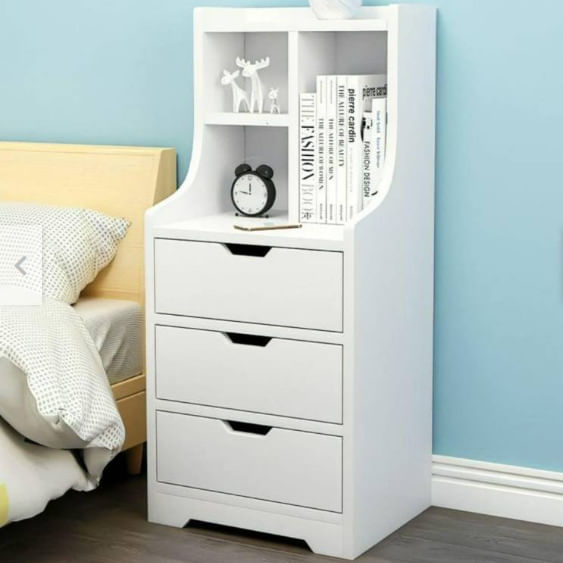 Velador 3 Cajones Eli Nacion Muebles