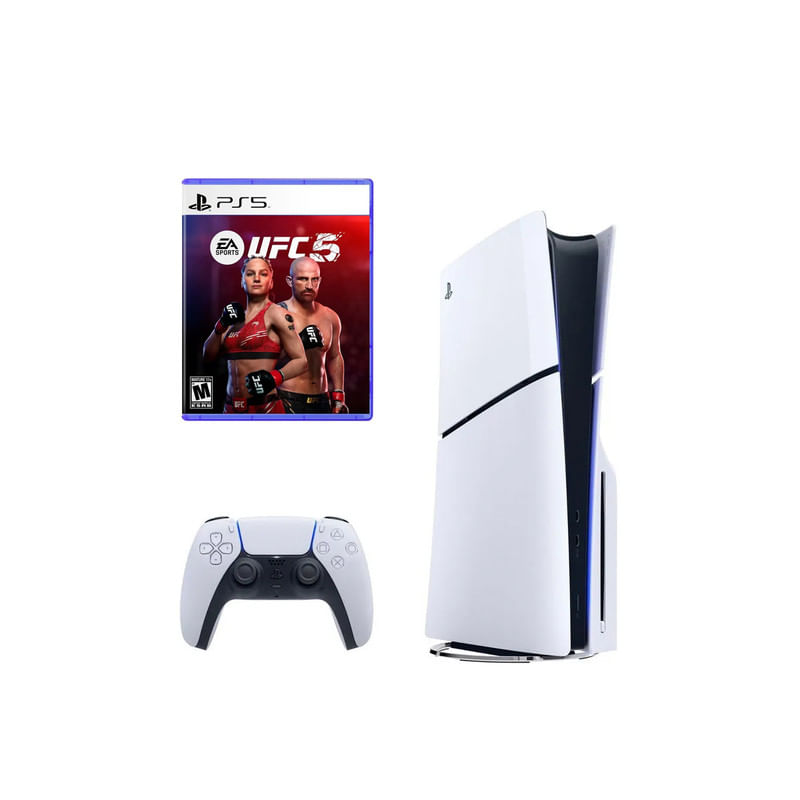 Consola Playstation 5 Slim Lectora de Discos + UFC 5