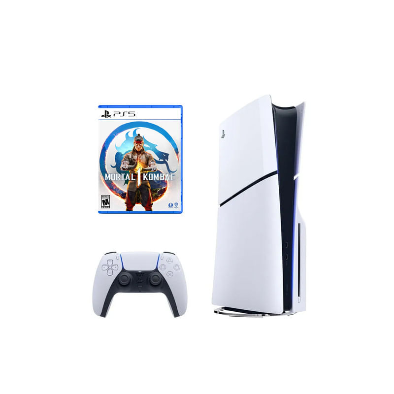 Consola Playstation 5 Slim Lectora de Discos + Mortal Kombat 1