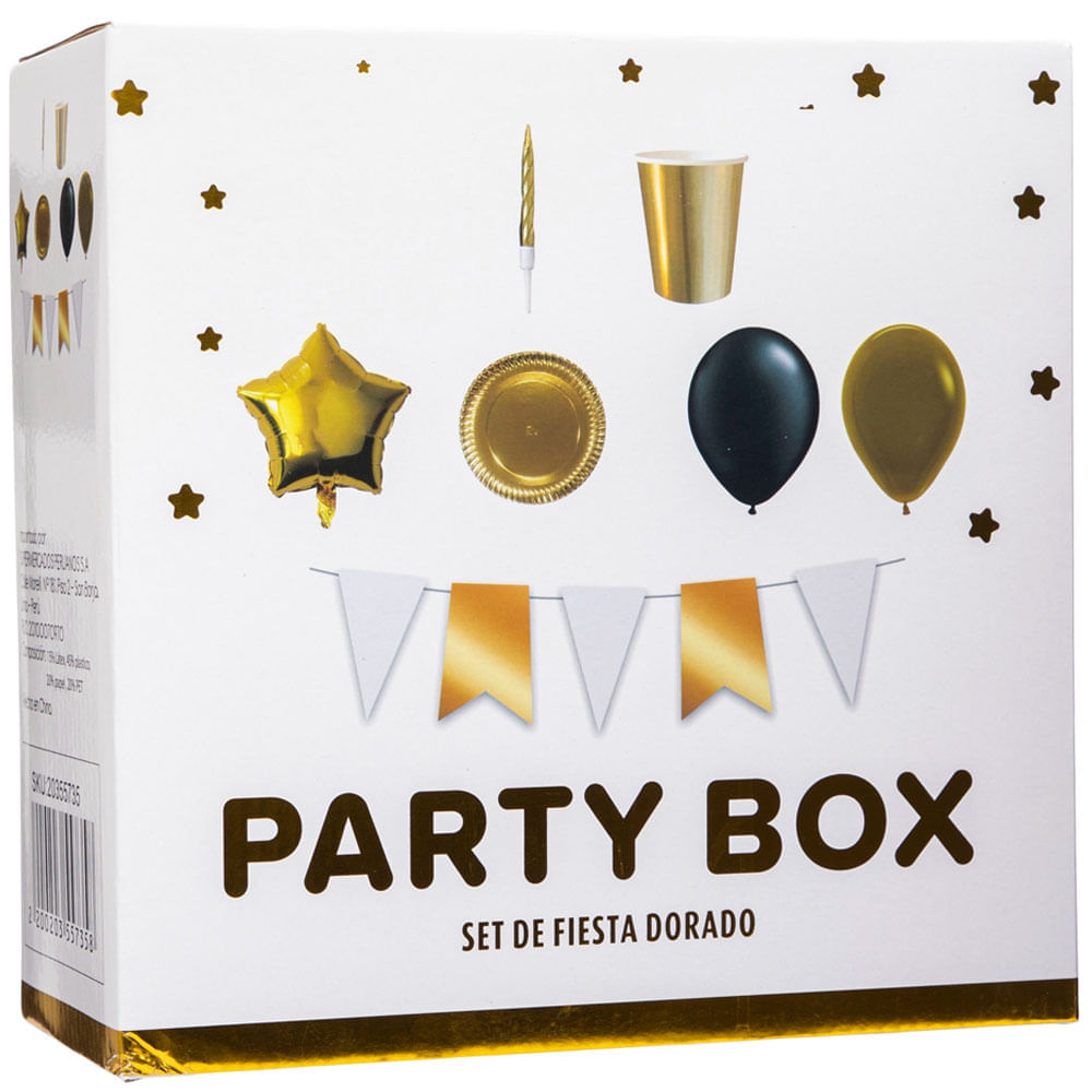 Set de Fiesta CLASS&WORK Dorado