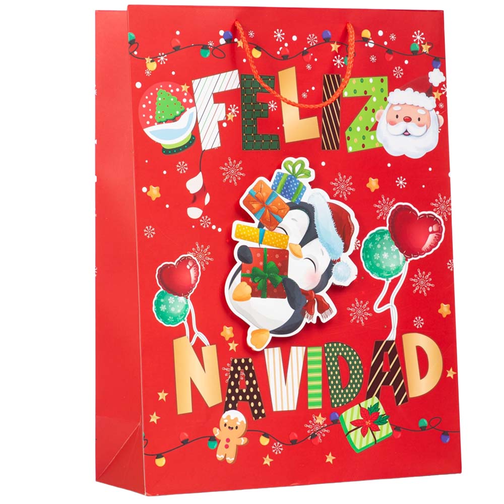 Bolsa de Regalo CLASS&WORK Pingüino Extra Grande