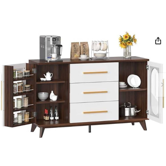 Aparador Buffet Moderno Sabrina Nacion Muebles