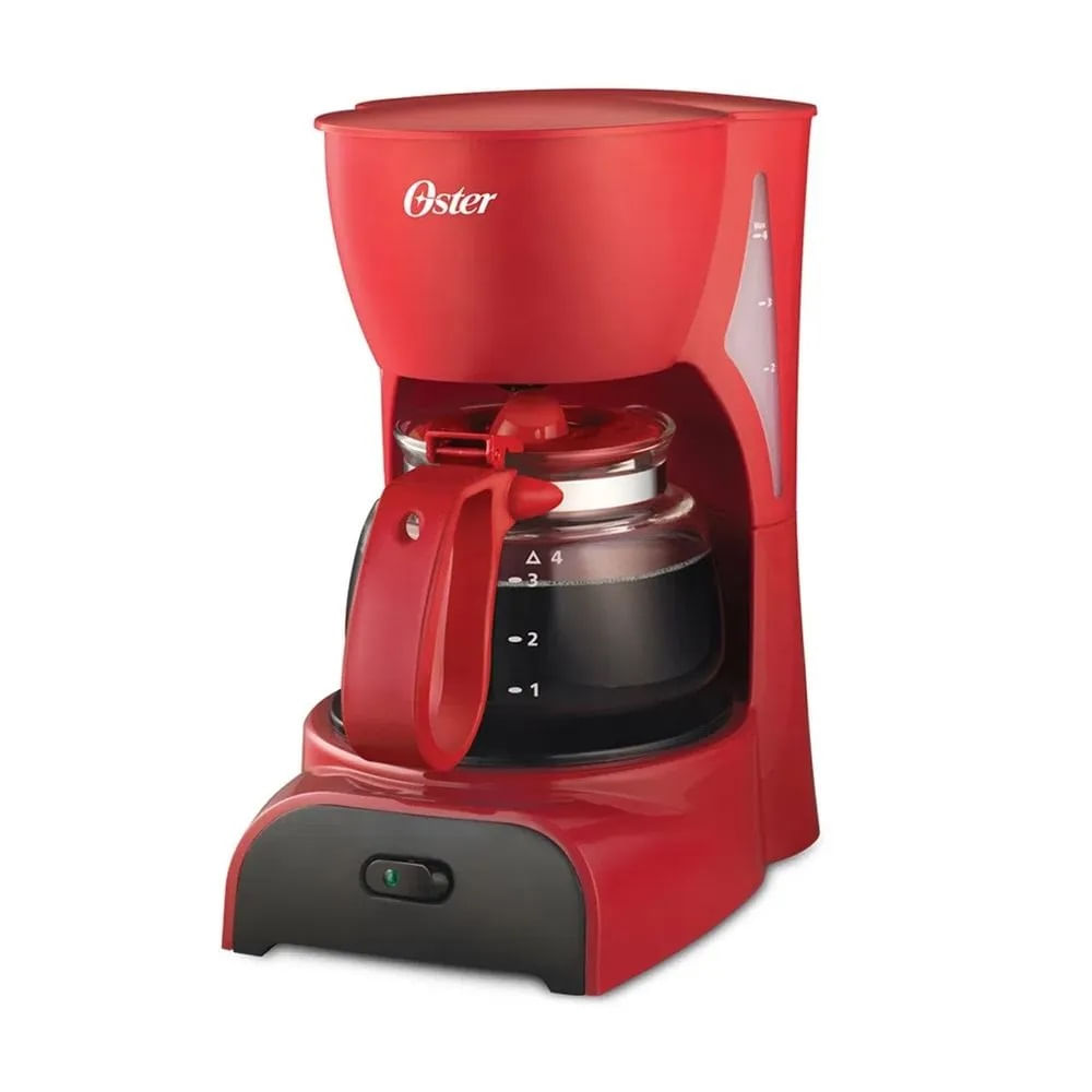 Cafetera Oster 4 tazas rojo BVSTDCDR5R