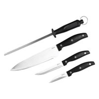 Juego De Cuchillos 4Pzs Acero Inoxidable Baldwyn Negro