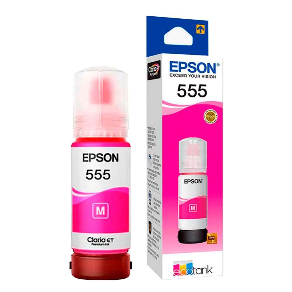 Tinta Epson T555 Colores Cyan Magenta Yellow Original - Promart