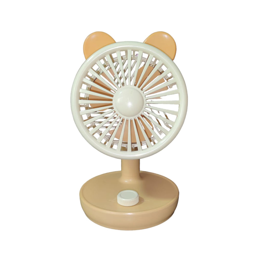 Ventilador Portátil Usb De Escritorio Mini Fan CS1309 Amarillo