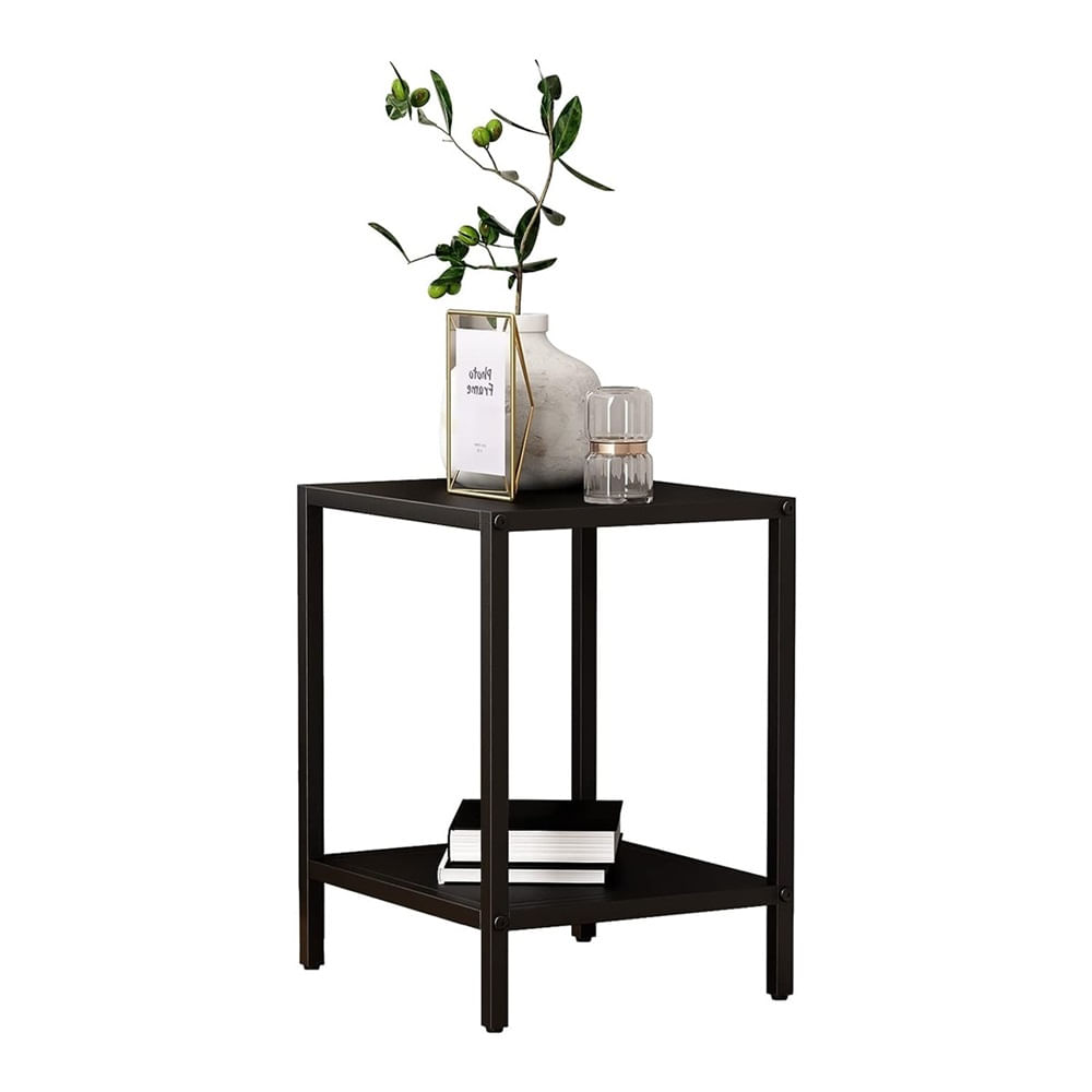 Mesa auxiliar o lateral color negro