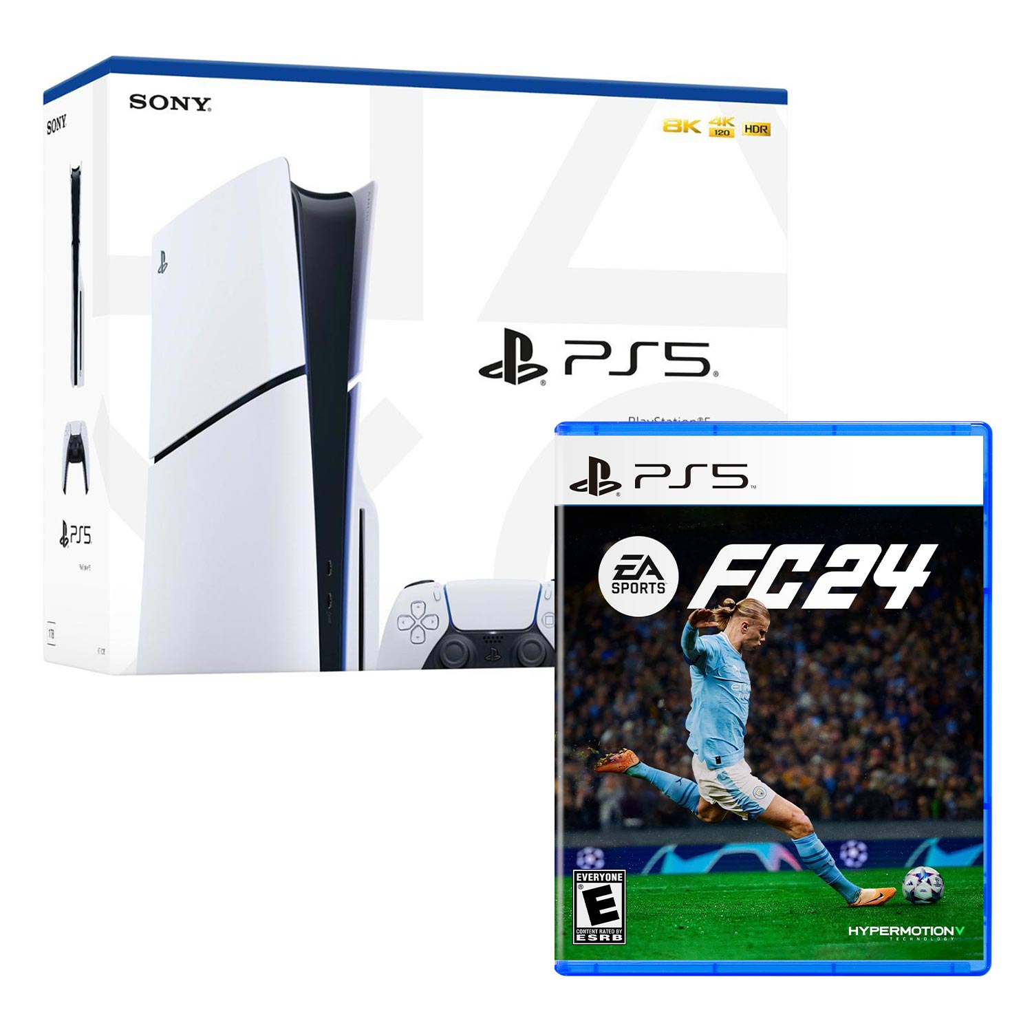 Consola Playstation 5 Slim Con Lector De Discos + Ea Sports Fc 24