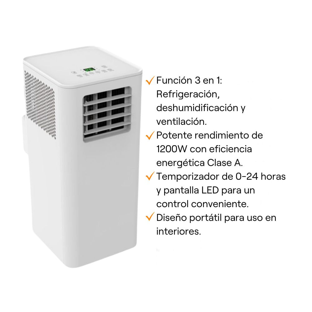 Aire Acondicionado Portatil Pc12 Pma 12000 Btu Alfano Promart 6270