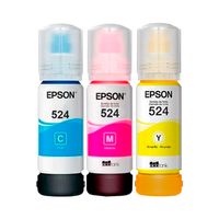Tinta Epson T524 Cyan Magenta Yellow Original 70ml