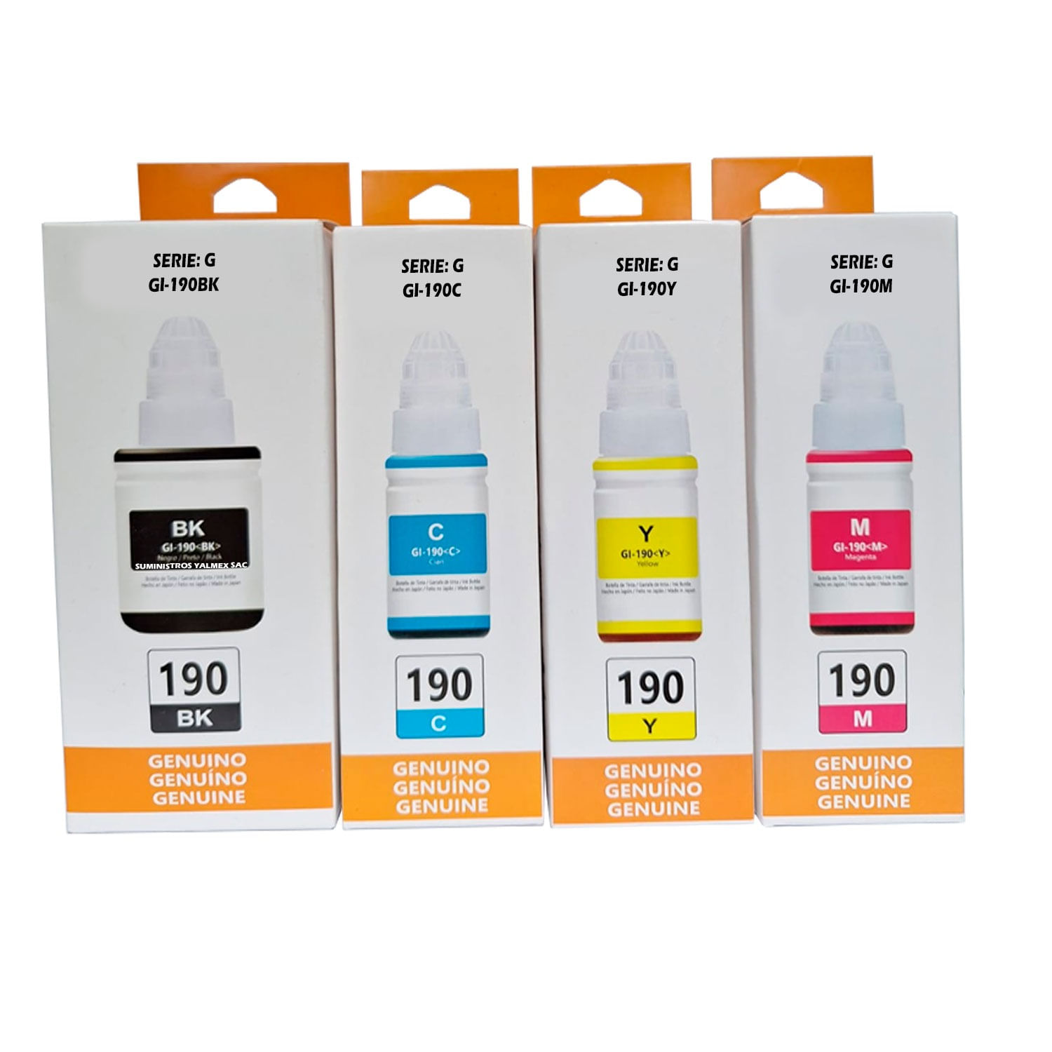 Pack de Tinta Compatible GI190 para Canon G3110 G2100