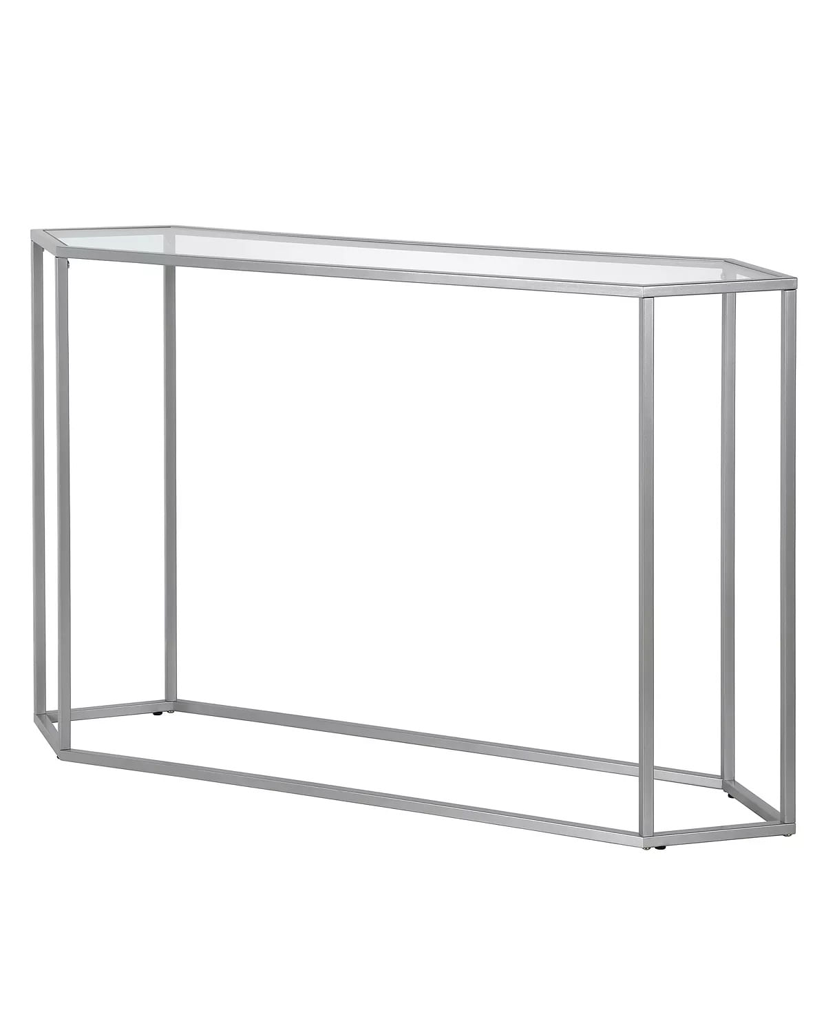 Consola Casa Concepto Netanya Hecho de Acero Inoxidable Acabado Satinado