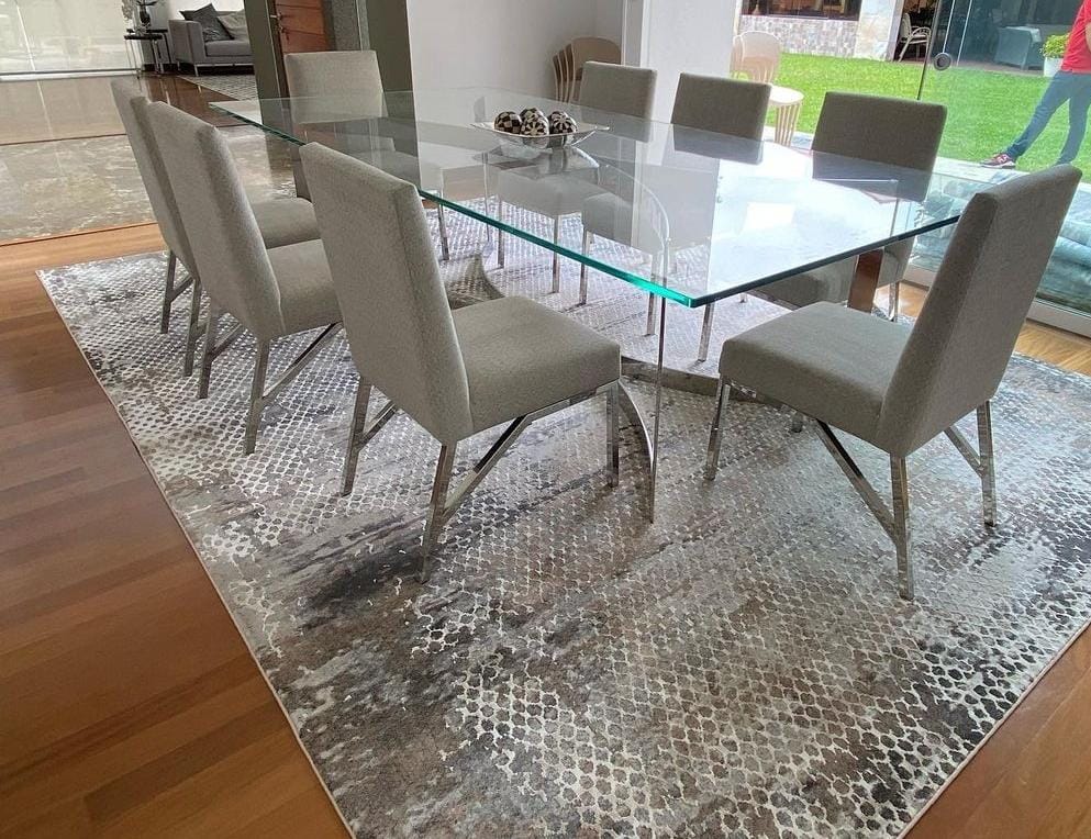 Mesa de Comedor Casa Concepto Filipo de Acero Inoxidable