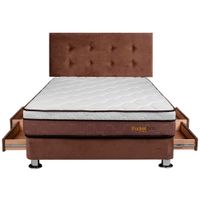 Dormitorio EL CISNE Pocket Plus Con Cajones Queen S