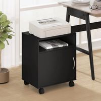 Escritorio Auxiliar Moderno Gyoko Negro R&R MUEBLES