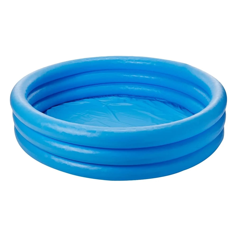 Piscina Inflable Azul Cristal (45 x 10 Pulgadas)