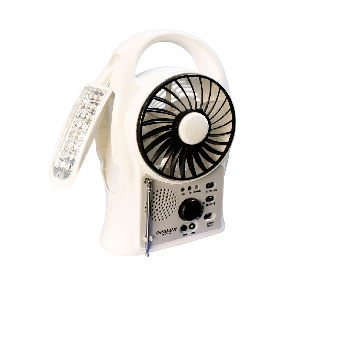 Ventilador 5? con Radio y Linterna OP-3705 OPALUX