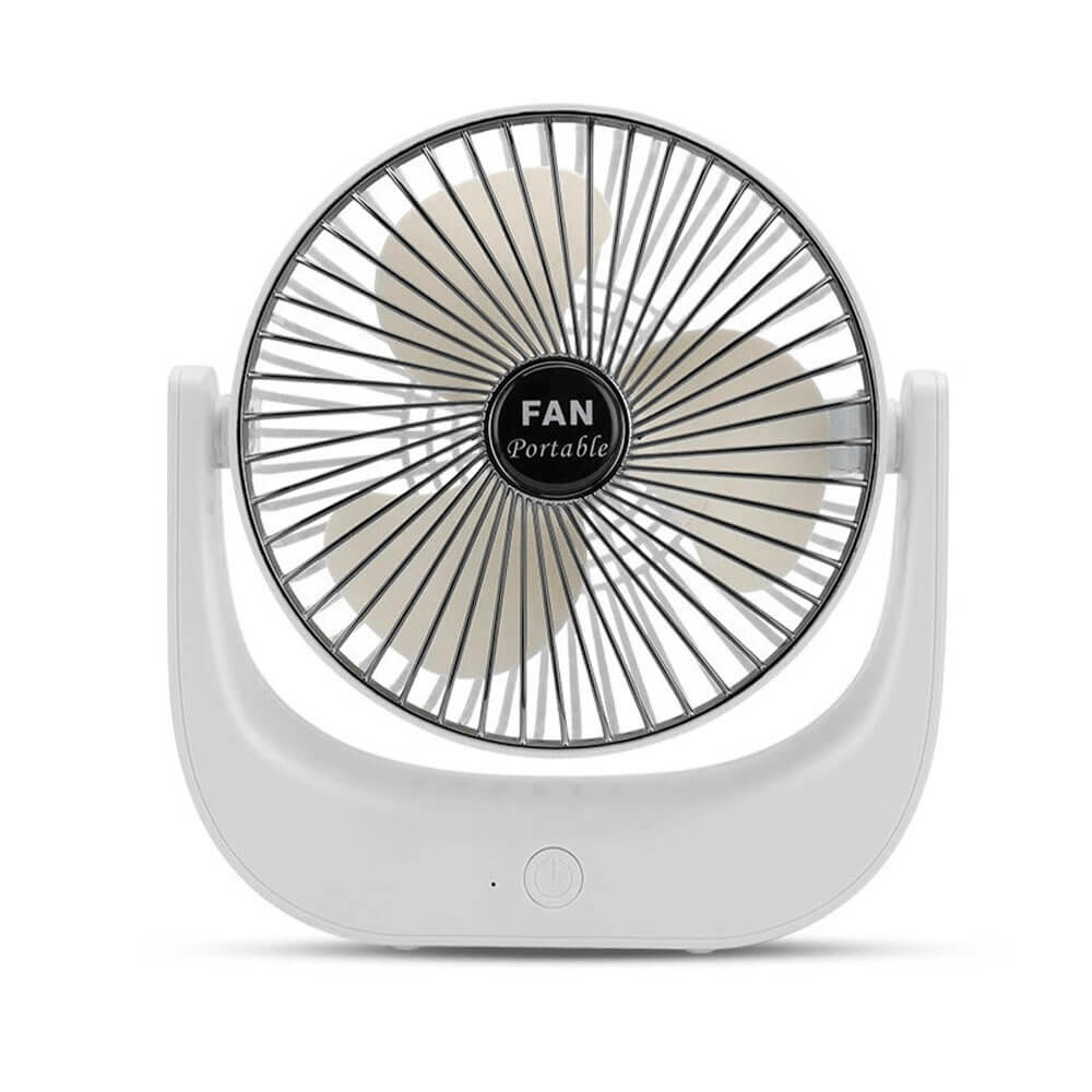 Ventilador de Mesa Portátil Recargable 360°