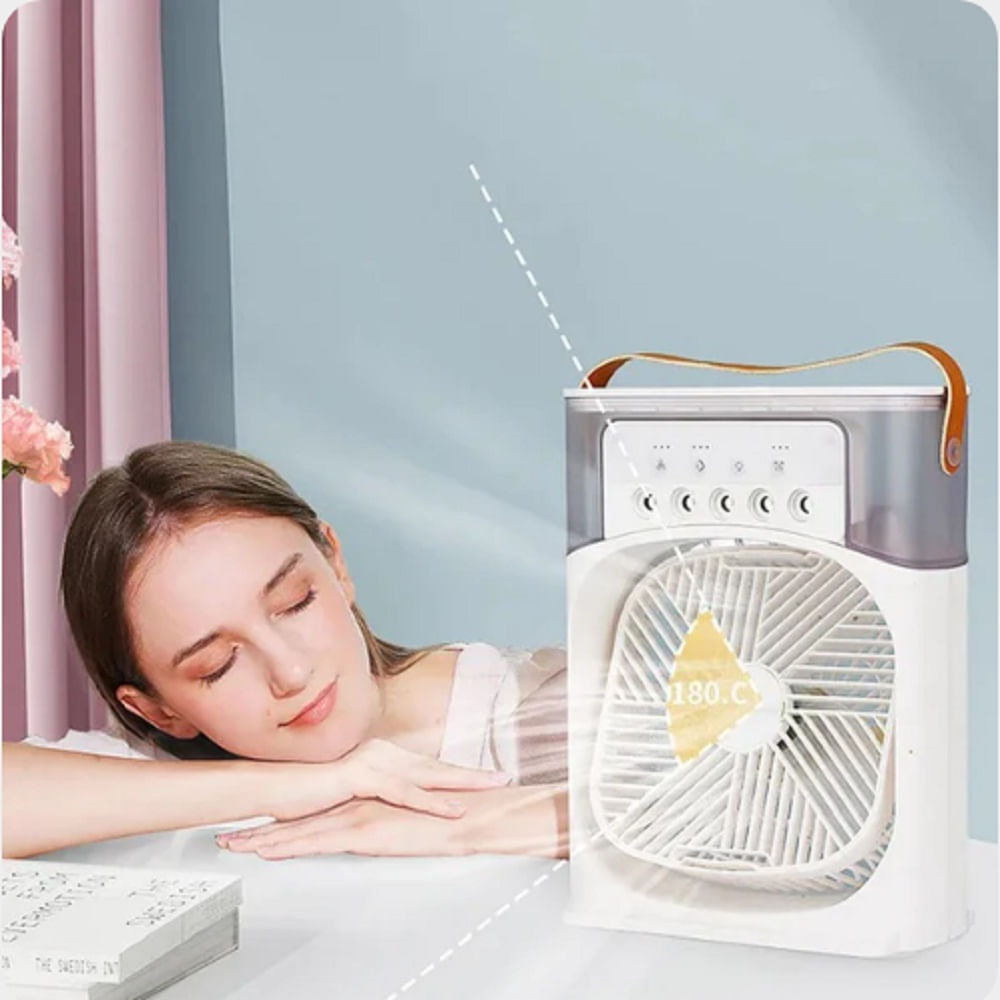 Ventilador Enfriador de Aire con Rociador