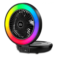 Ventilador Parlante de Escritorio con Luz RGB 3 en 1 ZQS1457 Sing-e