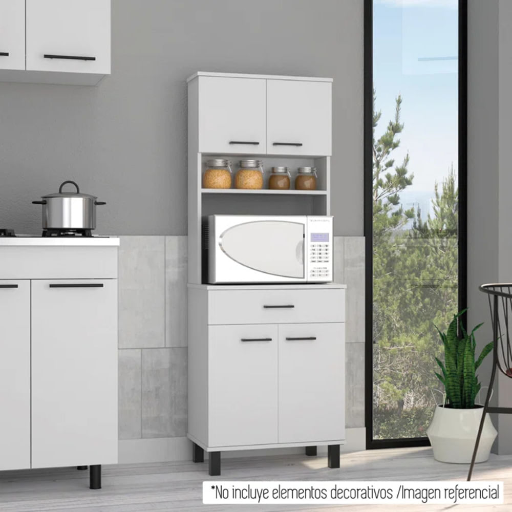 Mueble de Cocina Moderno Lee Blanco R&R MUEBLES