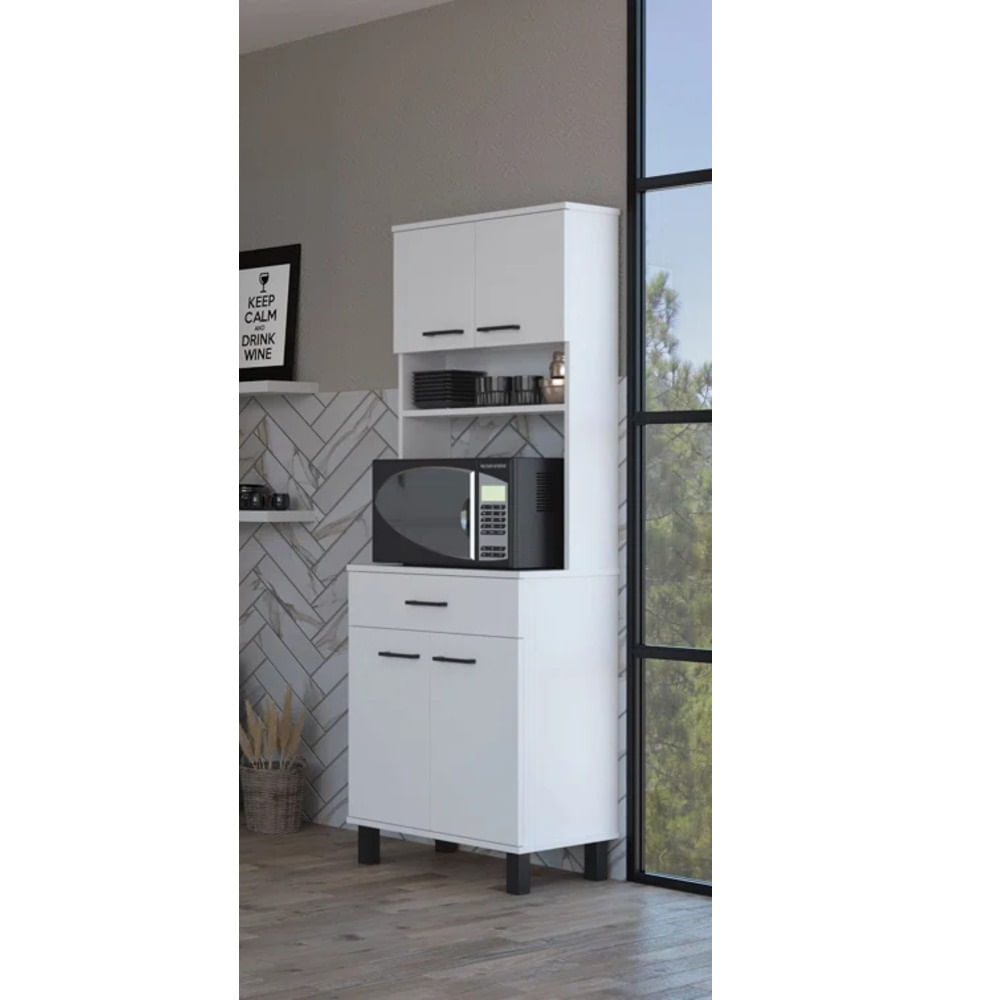 Mueble de Cocina Moderno Walker Blanco R&R MUEBLES